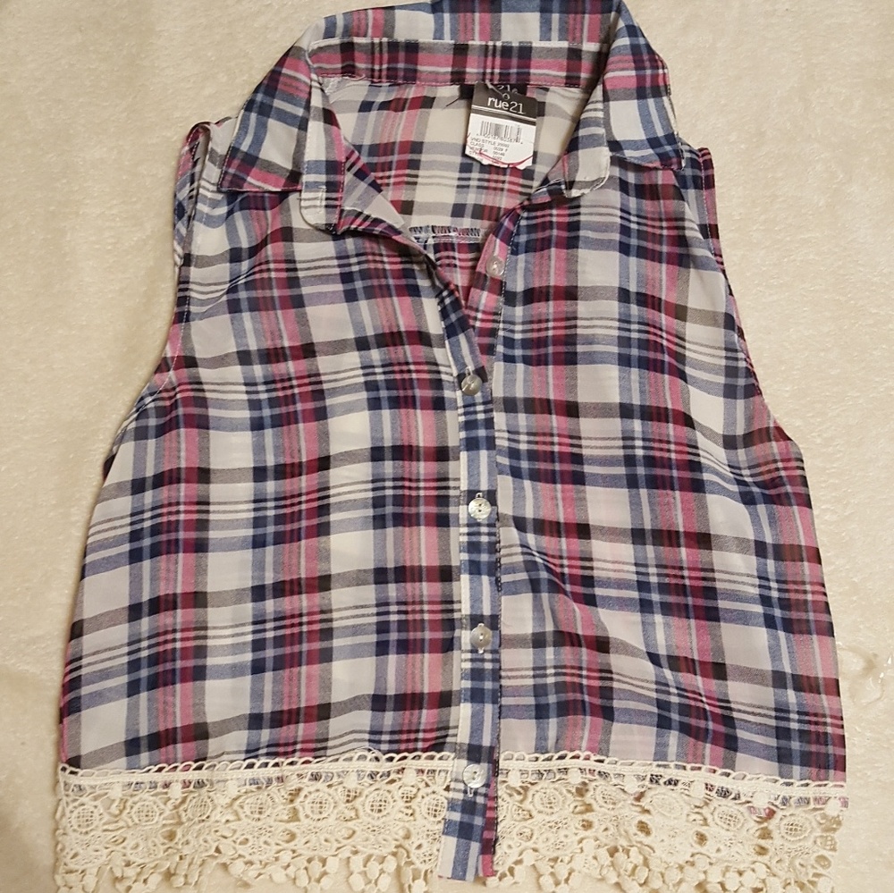 Plaid Crop Top